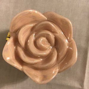 Mary Kay Pink Rose Ring / Trinket Box Pink/Gold